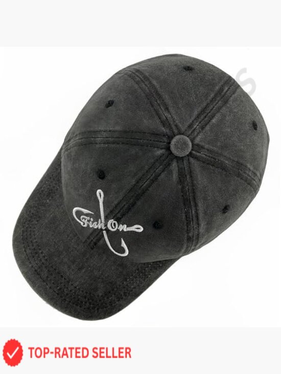 Embroidered Baseball Cap Vintage Washed Cotton Adjustable Dad Hat